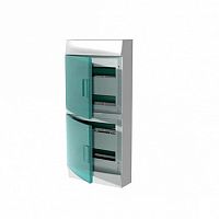 Распределительный шкаф Mistral41, 48 мод., IP41, навесной, термопласт, зеленая дверь |  код. 1SPE007717F0720 |  ABB